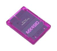 Xiuganpo Adaptateur de Lecteur de Carte de Stockage Micro fabriqué à la Main pour MX4SIO SIO2SD, Lecteur de Carte en Matériau Durable, Accessoires pour (Violet translucide)