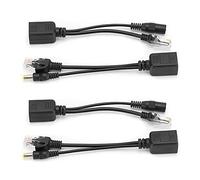 Xiuganpo Adaptateur Répartiteur POE Power Over Ethernet pour Caméra IP, 5 Paires, ABS Durable de Haute qualité, Installation Facile (Black)