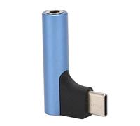 Xiuganpo Adaptateur USB C vers 3,5 Mm Puce DAC Avancée HiFi Stéréo Mic Aux Dongle pour, - Prend en Charge la Télécommande pour des Listes de Lecture de Musique Faciles (Blue)