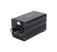 Xiuganpo Amplificateur de Microphone, Préampli Micro Dynamique avec Contrôle de Gain, Alimentation Fantôme Portable 48 V, Gain 0-28 DB XLR, Interface Sonore Jack 6,35 Mm pour Cart