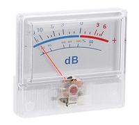 Xiuganpo Amplificateur de Puissance DB Mètre avec Cadran Pointeur 650Ω ± 10% Outil de Test de Friction pour Studio D'enregistrement 1 X En-tête de Compteur VU