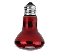 Xiuganpo Ampoule de Lampe Chauffante Infrarouge pour Reptiles Nickelée, Lampes Chauffantes pour Terrarium en Verre de Quartz pour Carence en Calcium, 50W