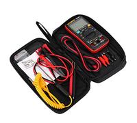 Xiuganpo AN8009 Multimètre Compact True RMS avec écran rétroéclairé pour les Tests électriques, Pratique pour le Travail en Laboratoire, Compteur Professionnel de Couleur Rouge