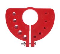Xiuganpo Angle de Broyage d'Angle Bitschärfer Fixation, ABS-ABS-Plastique-utilisateur-foret-sharpens-multi-spécifications Polyvalent pour les Bits de 3 à 12 Mm (rouge)