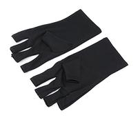 Xiuganpo Anti-UV de Protection UV pour Lampe de Polymérisation Nail Art, en Polyester pour Soins de la Peau pour Manucure, 8,7 X 3,9 Pouces, pour la Plupart des Gens (BLACK)
