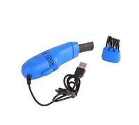 Xiuganpo Aspirateur Compact pour Poussière D'ongles, Empêche le Chauffage, Aspirateur de Poussière de Bureau Multifonctionnel avec Chargement USB pour les Propriétaires D'animaux de Compagnie (BLUE)