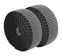 Xiuganpo Bande de Guidon de Vélo élastique, Enveloppe Respirante pour Vélo de Route, Adaptée à les Cyclistes, 1 Paire Jaune (noir blanc)