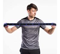 Xiuganpo Bandes élastiques de Fitness Résistantes à L'usure, Ceinture de Yoga Durable, Accessoire D'exercice D'étirement des Mains et des Pieds pour Corriger la Posture, Légère et Douce, Sangle (BLUE)