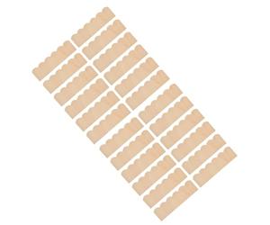 Xiuganpo Bardeaux de Toit de Maison de Poupée, 24 Pièces à l'échelle 1:12 en Bois Composite à Bords Lisses, Tuiles de Toit de Maison de Poupée, Bardeaux en Bois Miniatures avec des Détails