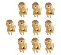 Xiuganpo Base Féminine SMA, Connecteurs RF de Vibration Socket SMA, Laiton pour Connexion PCB de Soudage d'antenne