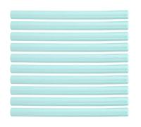 Xiuganpo Bâtons de Cire à Cacheter Multicolores, Ensemble de 10 Pièces, Petit Kit de Tampons de Cire Ronds Solides et Durables pour Bricolage, Enveloppes de Cartes D'invitation (Vert Menthe)