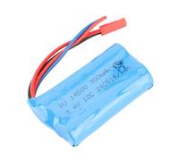 Xiuganpo Batterie Lipo RC Haute capacité 700mAh, Rechargeable avec Prise JST pour Pièces de Mise à Niveau de Voiture AXIAL SCX24 1/24 RC