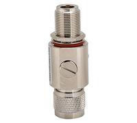 Xiuganpo BL-1000 N Mâle à N Femelle Parasurtenseur Bande Complète Parafoudre pour une Excellente Protection contre la Foudre Nécessité pour les Amateurs de Radio Amateur 1-1,2 GHz Fer Noir X