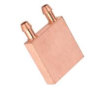 Xiuganpo Bloc de Refroidissement par Eau PC, Bloc de Refroidissement par Eau, Canal de Débit d' Double U 40 * 40 * 10 Mm pour Tête GPU Graphique