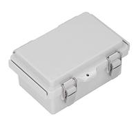 Xiuganpo Boîte de Jonction ABS, Boîtier de Câble étanche, Ouverture Facile pour Connexion électrique Extérieure, Gris