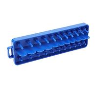 Xiuganpo Boîte de Rangement de Douilles en Polypropylène, Support de Rail avec Insert de Couvercle, Organisateur de Douilles de 1/4 Pouces pour Outils de Réparation, Solution Efficace et Peu