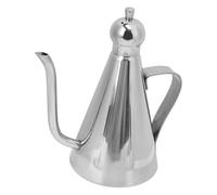 Xiuganpo Boîte de Stockage D'huile D'olive étanche en Acier Inoxydable, Distributeur D'huile D'olive Moderne et Facile à Nettoyer pour la Cuisine, en Acier Inoxydable 304 (500ML)