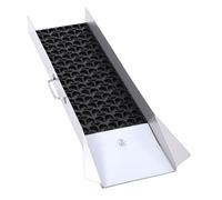 Xiuganpo Boîte D'écluse Pliante en Alliage D'aluminium de 50 Pouces, Kit D'orpaillage avec Ondulations Intégrées et Mousse de Mineur, équipement de Prospection d'or Portable pour Rivière,