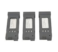 Xiuganpo Boîtier de Batterie au Lithium Robuste pour Drone RC, 3 Pièces, avec Câble de Chargement 3 en 1 pour E58 L800 JY019 S168 (850mah)