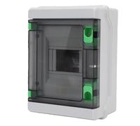 Xiuganpo BoîTier De Disjoncteur à 5 Voies Avec Couvercle Pc Transparent, BoîTe De Distribution D'éNergie, BoîTe éLectrique ExtéRieure De Commutateur D'Air Pour L'IntéRieur ExtéRieur