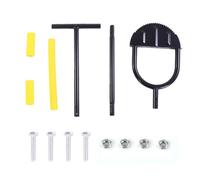 Xiuganpo Bordure Manuel à Manche Long de 42 Pouces avec Large Plaque de Pied Robuste, Forme Demi-Lune et Design dentelé en V, Bordure Ergonomique et Efficace pour Le Jardin