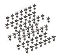 Xiuganpo Bouton de Goujon Durable de Rivet en Forme D'étoile pour la Décoration de Vêtements de Sacs, Ensemble de Rivets et de Vis en Alliage de Zinc de Couleur Pistolet 50pcs, Accessoires de Base