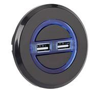 Xiuganpo Bouton Inclinable électrique avec Double USB pour Fauteuil élévateur, canapé, Interrupteur de Commande Manuel Rond Durable pour Meubles Inclinables électriques