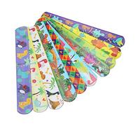 Xiuganpo Bracelet à Claquettes imprimé Dinosaure, Bracelets en PVC Souple pour Fêtes et événements D'enfants