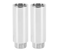 Xiuganpo Bras D'extension de Pomme de Douche en Acier Inoxydable, Réglage Efficace de la Hauteur et de L'angle pour Salle de Bain 2 Pièces (6,1 cm/2,4 pouces)