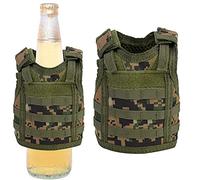 Xiuganpo Bretelles Réglables Résistant à l'usure Mini Porte-Bouteille de Boisson Miniature Ruban Adhésif Isolation Parfaite Contre Le Froid pour Le Talonnage Polyester Jungle Digital (Tapez 3)