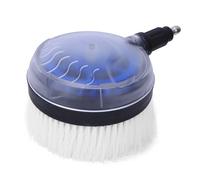 Xiuganpo Brosse de Lavage de Voiture Rotative avec Pistolet à Eau Haute Pression en Forme D'éventail, Poils de Brosse en PP Doux, Convient aux Véhicules, Vitres, Acier Inoxydable, Taille 8,9 X 4,5 X