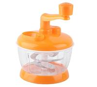 Xiuganpo Broyeur de Légumes Manuel Compact en Acier Inoxydable, Broyeur de Cuisine Portable de qualité Alimentaire, Facile à Utiliser pour la Maison et le Restaurant, Matériau PP (6 lames)