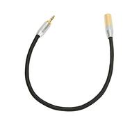 Xiuganpo Câble 3,5 Mm Mâle vers Mini XLR 3 Broches plaqué or Boîtier nickelé Professionnel Son Stéréo Câble,5 Mm vers Mini XLR Plug and Play pour Caméra et Table de Mixage