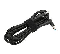Xiuganpo Câble D'alimentation vers pour ProBook/Pavilion - Chargeur Rapide PD 100 W pour Employés de Bureau - Cordon de de Long avec Attache de Câble (JD0603-2 (2 mètres))