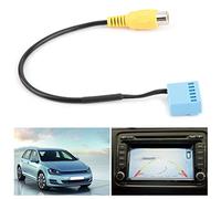 Xiuganpo Câble de Caméra Arrière, Câble de Caméra de Recul de Transfert de Données Haute Vitesse de 20 Cm de Longueur, Adaptateur de avec Ajustement sécurisé pour Les Systèmes MK5 MK6 B6 MIB RCD330