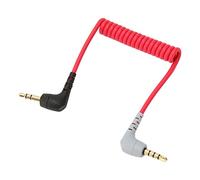 Xiuganpo Câble TRS vers TRRS, Mécanisme de Correspondance des Couleurs, Résistance à l'oxydation, Prise Plaquée or, Câble Adaptateur à Angle Droit en PVC Durable de 3,5 Mm Mâle à Mâle pour