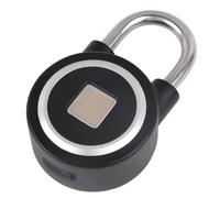 Xiuganpo Cadenas Intelligent sans clé, Reconnaissance Rapide pour Tiroir de Salle de Sport, Alliage D'aluminium + Matériau en Acier Inoxydable (Black)