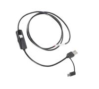 Xiuganpo Caméra d'inspection Industrielle Endoscopique HD 3,9 Mm, Endoscope étanche IP67 avec 6 Lumières LED à luminosité Réglable, Caméra Endoscopique de Type C pour PC, Résolution 1280 X 720