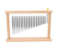 Xiuganpo Carillon de Barre de Percussion de 20 Notes pour la Relaxation et L'éducation Musicale, Base en Bois Stable, adapté à L'instrument de Carillon de Musique de Méditation et à la
