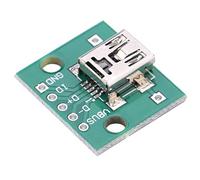 Xiuganpo Carte Adaptateur USB vers DIP de qualité Supérieure, 10 Pièces, Adaptateur DIP USB 5P pour Carte PCB de 2,54 Mm, Idéal pour L'alimentation électrique