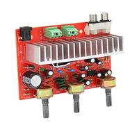 Xiuganpo Carte D'Amplificateur de Puissance 80 W avec Résistances à Puce et Module AMP Stéréo à Inductance Audio pour un Son Clair, Amplificateur Double Canal 10 W + 10 Accessoire de