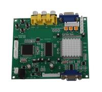 Xiuganpo Carte de Conversion Vidéo HD avec Sortie VGA pour Résolutions 640 X 480,800 X 600,1024 768,1360 768 - Prend en Charge Les Signaux CGA/EGA/YUV - Parfait pour Les Amateurs de Jeux d'.