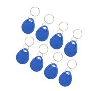 Xiuganpo Carte de proximité avec Porte-clés Bleu pour Le Contrôle D'accès, 100 Pièces de Cartes d'identité Porte-clés, Pratique et Fiable pour L'accès aux Bâtiments, Coque ABS de Haute qualité