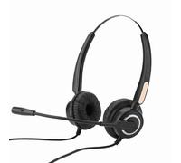 Xiuganpo Casque Téléphonique Antibruit pour Center D'appels, avec Réglage du Volume, pour Usage Professionnel, Câble RJ9 pour les Employés de Bureau