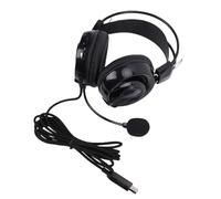 Xiuganpo Casque USB avec Microphone, Casque Filaire avec Microphone Rotatif à 120 Degrés, Confortable avec Un Design Léger pour Les Cours en Ligne, Les Examens de Langue, la Lecture de Musique au