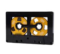 Xiuganpo Cassette de 50 Minutes, Coque en ABS avec Roue Plaquée Métal, Robuste et Résistante à l'usure pour L'enregistrement Vocal et Musical, avec Papier D'enregistrement, pour