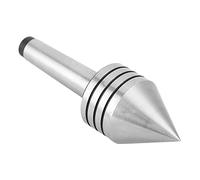 Xiuganpo Centre de Poupée Mobile MT2 Robuste pour Tour à Bois, Outil de Tour à Métal de Haute Précision pour les Environnements à Charge Moyenne, Idéal pour les Menuisiers, 1 Pièce