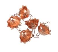 Xiuganpo Chaîne de Pluie de Pétales 1m 3,28 Pieds, 5 Fleurs Chaîne de Chain d'ancrage de la Chaîne de Pluie Player des Gouttières avec Conception de Bouche Plus Large, Ciseaux pour la