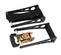 Xiuganpo Changeur de Corde Compact avec étau à Cliquet, étau en Alliage D'aluminium Durable pour la Plupart des Poulies, Outil Professionnel Permettant de Gagner du Temps (Black)