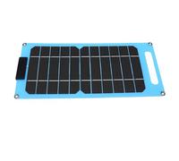 Xiuganpo Chargeur Solaire Portable, 20 W Monocristallin Double Type C, Panneau Solaire Pliable à Charge Rapide, Chargeur de Camping Léger avec Poignée pour Randonnée en Plein Air